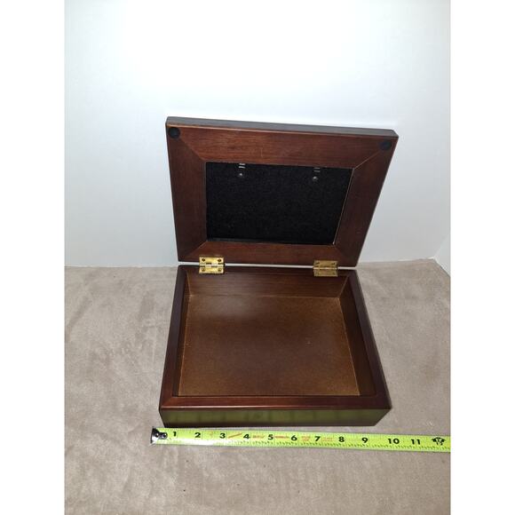 Rectangle Double Picture Frame Wooden Box - Picture 3 of 6